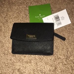 ♠️ Kate Spade New York Black Keychain Wallet